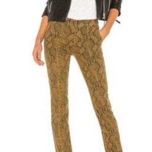 NWT Pam & Gela Seamed Snake Baby Boot Pant Size 29